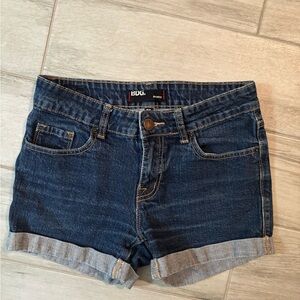 BDG Women's Dark Blue Jean Shorts